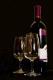 Red Wine Bottle & Glasses